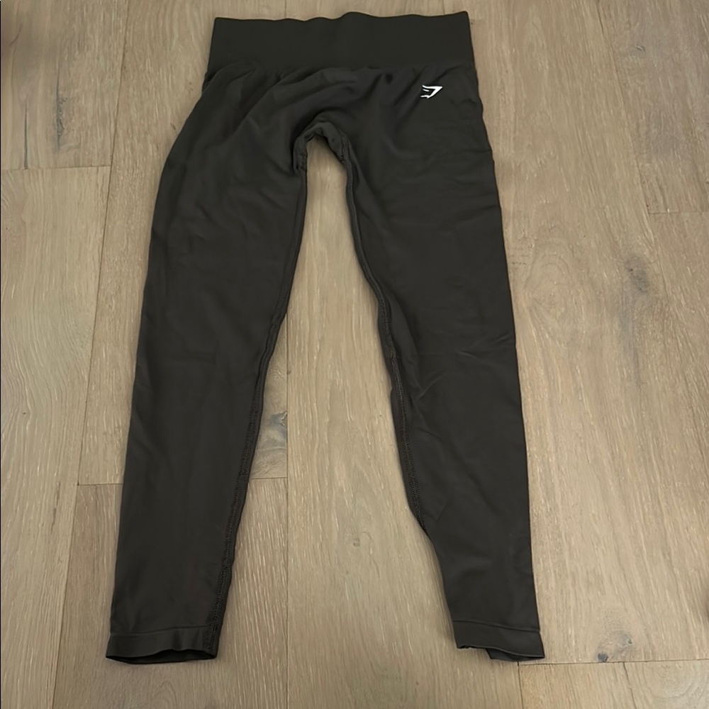 Gymshark Black Leggings Full-Length Compression Fit
